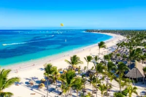 Playa de Punta Cana en verano